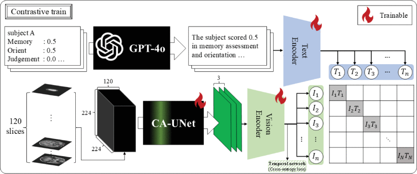 Representative figure for Clinical dementia rating classification using integrated vision and language information